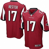 Nike Men & Women & Youth Falcons #17 Devin Hester Red Team Color Game Jersey,baseball caps,new era cap wholesale,wholesale hats